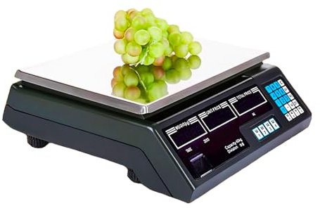Bilancia Elettronica 40kg da Cucina Digitale e Professionale con Display LCD ad Alta Precisione