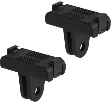 lasuroa 2 Piezas Soporte de Cámara Magnética para dji Osmo Action 5 Pro/4/3, Adaptador Liberación Rápida con Imán Potente Expansión Trípode Selfie Vlogging Accesorios para Cámara de Acción