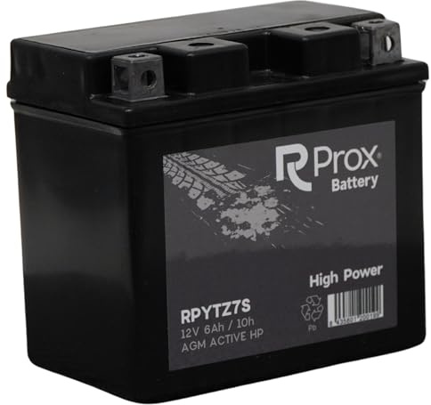 Batería Moto AGM High Power - Máximo Poder de Arranque. Fabricacion en Europa. (YTZ7S)