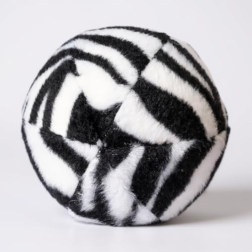Pelota animal antiestrés para yoga y antiestrés, ideal para relajarse y para personas con artritis (cebra)