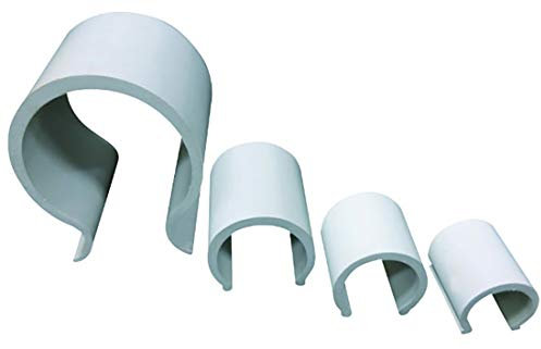 CLIPS PER SERRE IN PLASTICA CONFEZIONE 1KG SENZA ALETTE VARIE MISURE DIAMENTO 25 - DIAMETRO 32 (Ø 32)