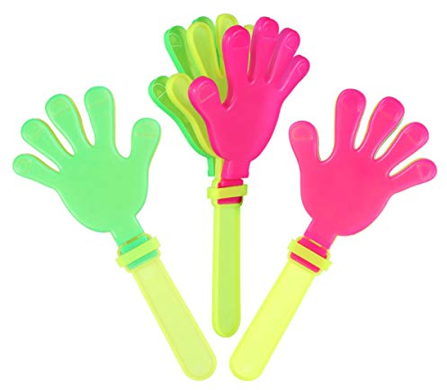 STOBOK Kunststoff Handklatscher Krachmacher Spielzeug Verschiedene Klatschende Hände für Party Consert, 20 Stück