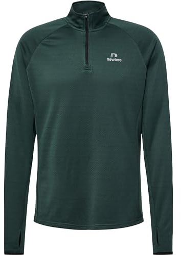 newline Men's nwlBEAT Half Zip Blouse, Darkest Spruce, 3XL
