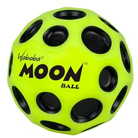 Sunflex® x Waboba® Moon Ball giallo | palla per saltare | palla in gomma per saltare | palla da gioco | cratere per palla da gioco | facile da afferrare | Flummies per bambini | Bouncing Ball