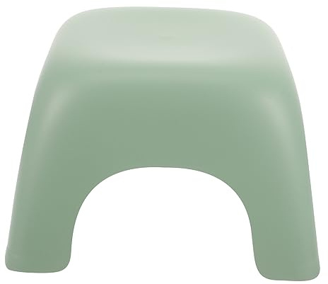 GLEAVI Step Stool Heavy Duty Plastic Bathroom Stool for Non Slip Design Lightweight Space Saving for Daily Use Bathroom and Household