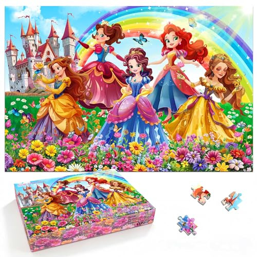 Puzzles for Kids Ages 6-8, 200 Piece Puzzles for Kids- Princess Puzzle