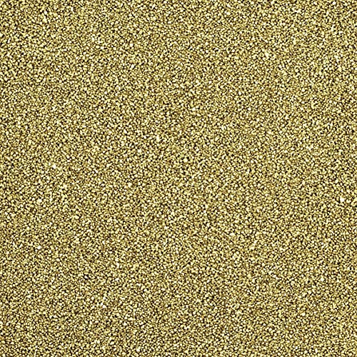 Farbsand, Dekosand, Gold, Gelbgold, 0,5mm, 1kg im Beutel, (1,95€ / kg) Season