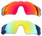 SOODASE Für Oakley Radar EV Path Sonnenbrillen Rot/Gold 2 Paare Polarisierte Ersatzgläser