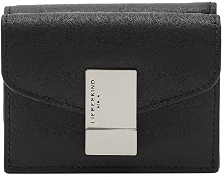 LIEBESKIND Berlin Flare TM Empire Lillian Geldbörse, Black, Medium (HxBxT 8.0cm x10.0cm x3.0cm)