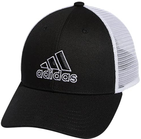 Mesh Back Structured Low Crown Snapback Adjustable Fit Cap