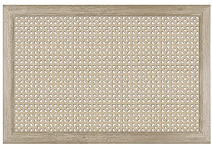 HEXIM Cache - Radiateur MDF & HDF - Habillage décoratif de radiateur en différentes tailles & motifs - Habillage en bois (Revêtement avant Damasco Chêne Sonoma - 90x60cm)