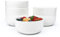 Jassceram 800 ml Müslischalen 6er-Set, große Keramikschalen für Suppe, Salat, Dessert und Haferbrei, Geeignet für Küche oder Esszimmer – Spülmaschinen und Mikrowellenfest, 15 cm, Weiß