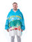 South Park Herren Tragbare Decke | Übergroßer Fleece Decken-Hoodie für Erwachsene in Blau | Cartman, Kenny, Stan & Kyle Allover-Druck Sherpa-Futter Pullover | Komödie Cartoon Kapuzenpullover