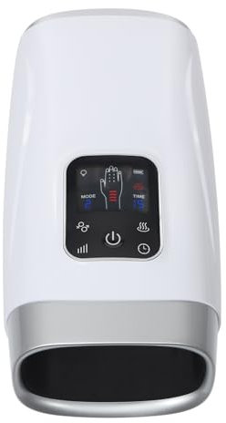 Handmassagegerät mit Wärme und Kompression, Einstellbare Temperatur und Zeit, Rollknetmassage Thermotherapie zur Linderung von Arthritis- und Karpaltunnelschmerzen