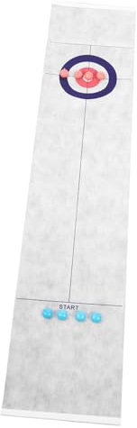 BESTonZON 1 Satz Curling Spielset für Tischspiel mit Curling Kugeln Interaktives für Drinnen und Draußen Fördert Koordination und Spaß für Familien und Freunde Zufällige