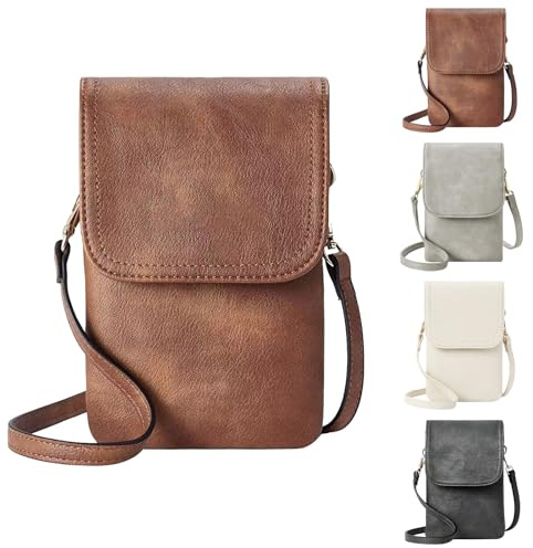 Bolsos cruzados para teléfono móvil mujer, bolso pequeño de piel sintética con ranuras RFID, correa ajustable dorada, para iPhone 14 Pro Max