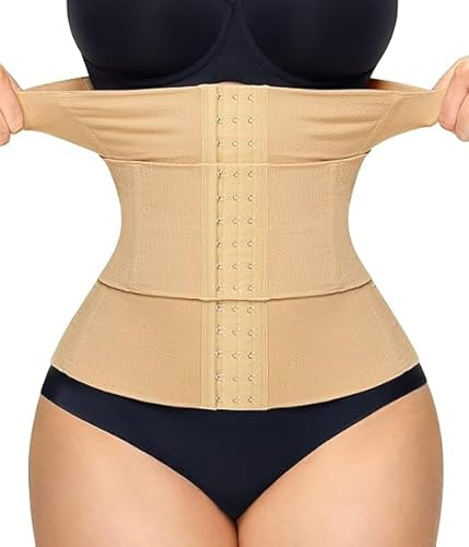 KUMAYES Gaine Amincissante Ventre Plat Femme Invisible Corset Minceur Ceinture Amincissante Waist Trainer Post Partum Serre Taille Body Sculptant Sport