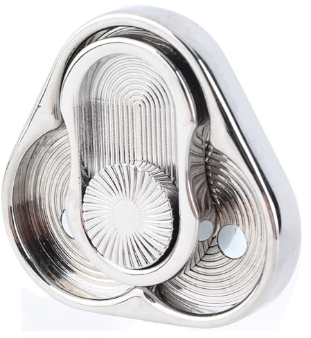 Generic Giocattolo Portatile con Cursore Push in Metallo con Punta delle , con Texture Unica per Smettere di Mangiarsi le Unghie, Ottimo per Tutte le età, Metallo