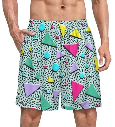 Badbyxor retro 80S 90S herrboardshorts andas, klassiska brädshorts för surfing sport sommar