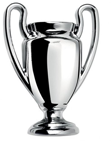 Ten Coppa Campioni Trofeo in metallo cod.EL7822 cm 3x3,6x4,8h by Varotto & Co.