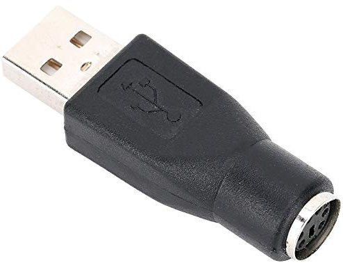 fasient Converter, USB Male to Female Adapter Adapter, for Keyboard Mouse with PS/2 Interface