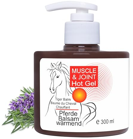 Pferdebalsam Gel di Rosmarino Antidolorifico Naturale Articolazioni Muscoli Azione Antinfiammatoria Penetra in Profondità per il Sollievo dal Dolore di Muscoli 300 ml