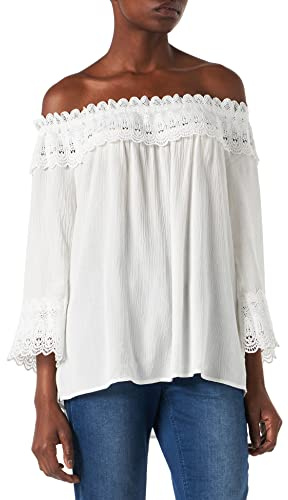 Kräm kvinnors Crbea spetsblus, snövit, 16 (XL)