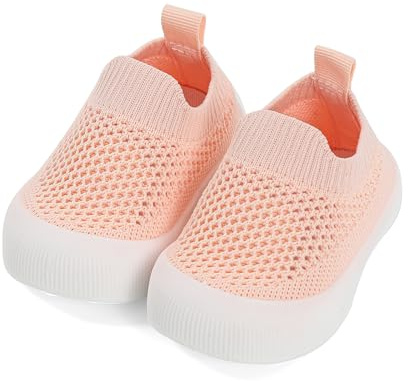 Cheerful Mario 0-3 Años Zapatos Bebe Primeros Pasos Zapatillas Bebe Niño Niña Suave Transpirable y Cómodo Rosa 9-12 Meses
