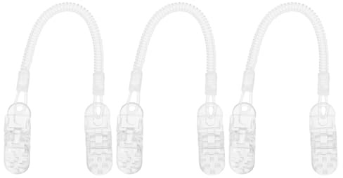 HOLIDYOYO Ancrages pour sangles de chapeau créatifs 3pcs en PC avec chaîne suspendue pour protection contre le vent lors d'activités outdoor
