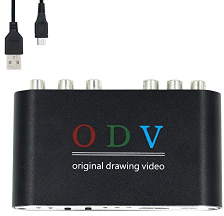 Mcbazel ODV-Composite RCA/S-Video/YPbPr zu HDMI-Konverter