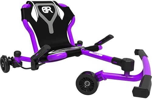 Ezyroller Drifter X Ride On Toy Ages 4-12+ Ideal Weight 40-110 lbs, Purple