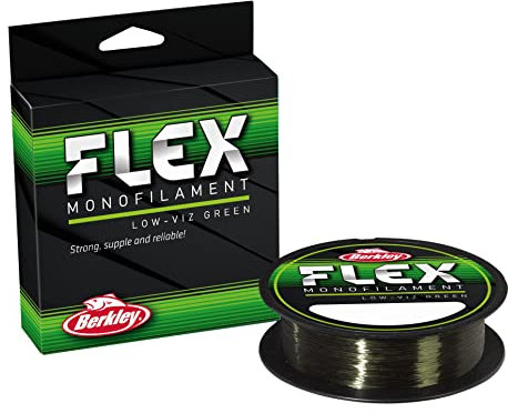 Berkley Angel Schnur Flex Mono 300 M Lowvis Green Nylon Meer Spinnageln Brandungsangeln Karpfenangeln Forelle See