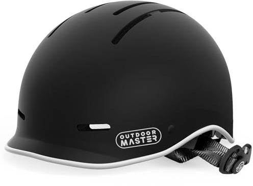 OutdoorMaster Toddler Bike Helmet for Youth Boys & Girls with Visor, Dial Fit Adjustment Ventilation Multi-Sport Helmet for Bicycle Skate Scooter Longboard