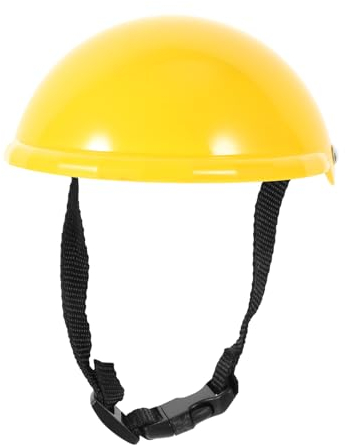 MILISTEN Haustier Lustiger Hut Sonnenhut Aus Stroh Hart Mini-hundehelm Lustige Haustierkappe Hundemütze Spielzeuge Fahrrad- Hundekappe Reflektierend Hüte Abs Schrumpfen Durch Hitze