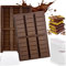 Lot de 2 Moules à Chocolat en Silicone, Moule Silicone de 6 Cavités, Moule Tablette Chocolat Dubai, Moule Pepites de Chocolat pour Faire du Chocolat, Fondant, Gelée, Antiadhésif (B)