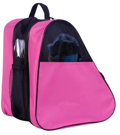 Fadcaer Roller Skate Bag, Canvas & Beach Tote Bag, Ice & Inline Skate Bag for Kids & Adults, Unisex Portable Inline Skates Carry Bag for Kids & Adults
