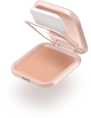 KIKO Milano Skin Lover Refining Face Powder Foundation 06, Compact, Moisturising And Smoothing Powder Foundation