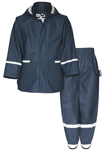 Playshoes Traje impermeable de dos piezas para barro, Cintura básica marina, 116