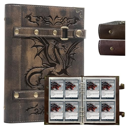 Trading Card Binder – 4-Pocket 240 Cards,Sturdy Card Collection Album