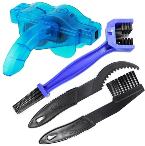 deegbbyi Kit de Cepillo de Limpieza Bicicletas, Herramientas de Mantenimiento para Limpiar Cadenas Bicicleta, Universal para Limpiar Cadenas Bicicleta Cepillo, para Limpieza Motocicletas Y Bicicletas