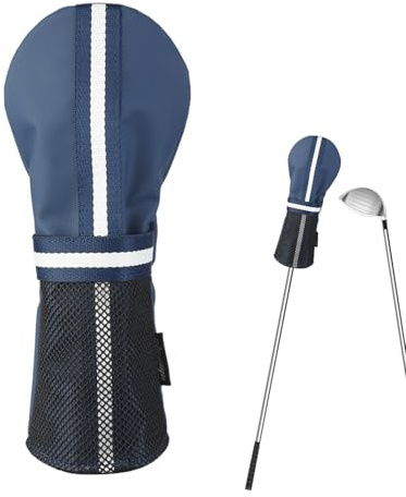 Copri Teste per Mazze da Golf | con Chiusura Elastica - Coperture Resistanti Strappo Per Legni E Driver | Per Uomini Donne Padre Natale All'aperto