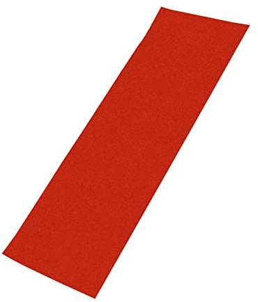 JASOLYI Skateboard Grip Tape, 9 × 33 Inch Anti Slip Grip Tape Waterproof Outdoor Skateboards Sticker For Stairs Skateboards Scooters, Easy To Cut(Red)