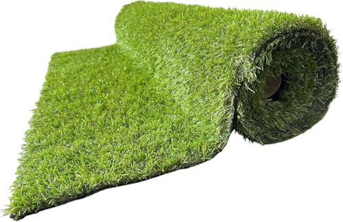 Prato Sintetico H2 x 10mt Rotolo 20 mq Erba Artificiale Calpestabile Spessore 30mm Tappeto Erba Finta per Giardino Terrazzo Balcone Bordo Piscina Moquette Erba Sintetica per interni ed Esterni