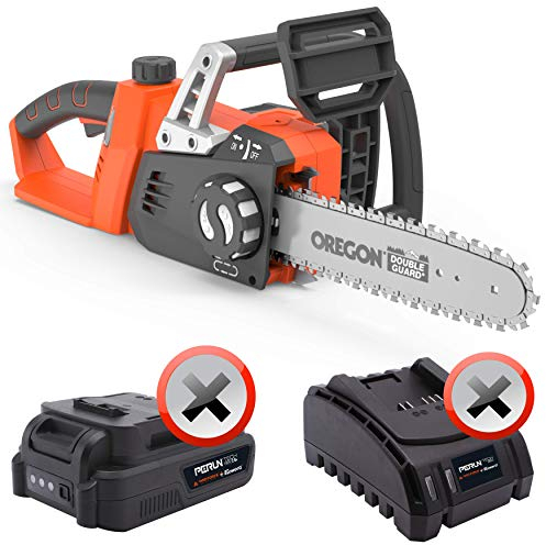 YARD FORCE Tronçonneuse à double batterie LS C35W - 20 V - Longueur de la barre de chaîne : 350 mm - Vitesse de la chaîne : 8,5 m/s - Poignée ergonomique et douce - Sans batterie ni chargeur -