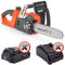 YARD FORCE 20V Doppelbatterie-Kettensäge LS C35W, 350 mm Kettenstangenlänge, 8,5 m/s Kettengeschwindigkeit, ergonomischer Griff mit weichem Griff, ohne Akku & Ladegerät
