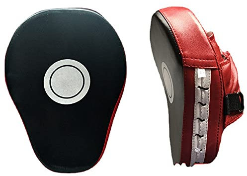 Schlagpolster für Boxen, 1 Paar, für Boxen, Leder, gebogen, Schild, gebogen, für Boxen, MMA, gebogen, Muay Thai, Pao, Schlagtraining