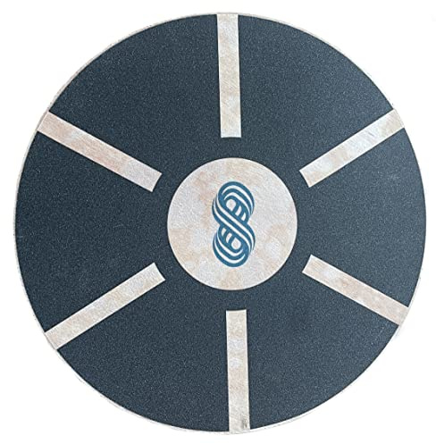 OR8 Wellness Wooden Balance Board Non-Slip Surface Wobble Board for Exercise Fitness Balance Stability Rehabilitation Trainer, Excellent Balancing Training Equipment, Lightweight Unisex