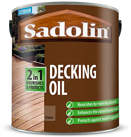 Sadolin Decking Oil (2 in 1) New 2.5 litre Colour - Clear