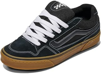 Vans Men's Caldrone Black and Gum 9.5 44
