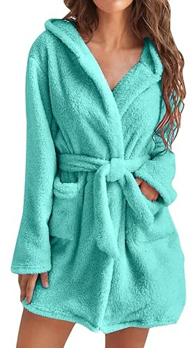 Ensemble de peignoirs Duohropke - Set de 2 - Pour la sauna - 1 pièce - Doux et moelleux - En coton - Personnalisé - Pour la sauna - Peignoir de bain - Peignoir de matinée - Peignoirs de sauna